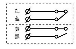 HFKLT2-II雙向拉繩開關(guān)接線原理圖